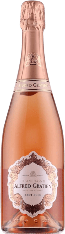 免费送货 | 玫瑰气泡酒 Alfred Gratien Rosé 香槟 A.O.C. Champagne 香槟酒 法国 Pinot Black, Chardonnay, Pinot Meunier 75 cl