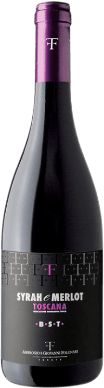 Бесплатная доставка | Красное вино Baby Super Syrah e Merlot I.G.T. Toscana Тоскана Италия Merlot — Мерло, Syrah — Сира 75 cl Бесплатная доставка | Красное вино Baby Super Syrah e Merlot I.G.T. Toscana Тоскана Италия Merlot — Мерло, Syrah — Сира 75 cl