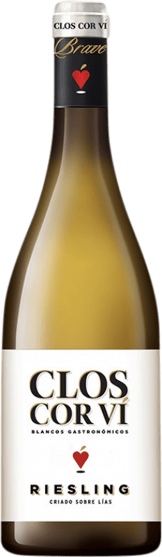 Envoi gratuit | Vin blanc Clos Cor Ví Crianza D.O. Valencia Communauté valencienne Espagne Riesling 75 cl