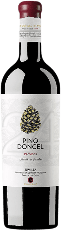 免费送货 | 红酒 Bleda Pino Doncel 24 Meses Selección de Parcelas 岁 D.O. Jumilla 穆尔西亚地区 西班牙 Cabernet Sauvignon, Monastrell 75 cl