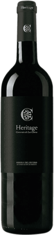 Free Shipping | Red wine Convento de Las Claras Heritage Reserve D.O. Ribera del Duero Castilla y León Spain Tempranillo 75 cl