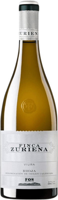 Envoi gratuit | Vin blanc Fos Finca Zuriena Cepas Viejas D.O.Ca. Rioja Pays Basque Espagne Viura 75 cl