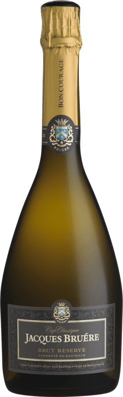 免费送货 | 白起泡酒 Bon Courage Jacques Bruére Brut — 起泡酒 干型 经典 珍藏 I.G. Robertson 南非 Pinot Noir — 黑皮诺, Chardonnay — 莎当妮 75 cl