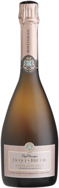 免费送货 | 桃红起泡酒 Bon Courage Jacques Bruére 经典, Cuvée, Rosé — 桃红葡萄酒 I.G. Robertson 南非 Pinot Noir — 黑皮诺, Chardonnay — 莎当妮 75 cl