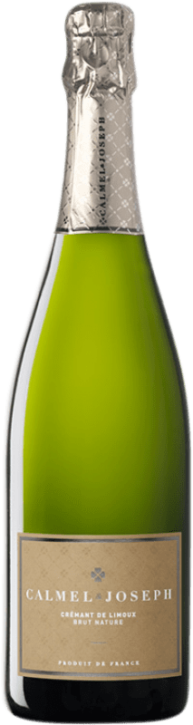 Envoi gratuit | Blanc mousseux Calmel & Joseph Brut Nature A.O.C. Crémant de Limoux Occitania France Pinot Noir, Chardonnay, Chenin Blanc 75 cl