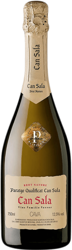 Free Shipping | White Sparkling Wine Can Sala D.O. Cava Catalonia Spain Xarel·lo, Parellada 75 cl