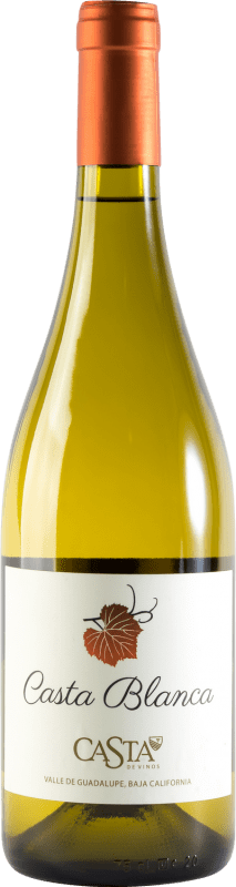 Бесплатная доставка | Белое вино Casta de Vinos Casta Blanca Valle de San Vicente Калифорния Мексика Chardonnay — Шардоне 75 cl