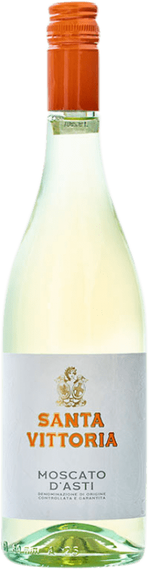 Бесплатная доставка | Белое вино Castello di Santa Vittoria сладкий D.O.C.G. Moscato d'Asti Италия Muscat White 75 cl