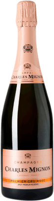 Charles Mignon Premium Rosé Premier Cru Brut Champagne Réserve 75 cl