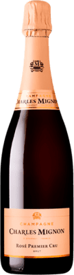 Charles Mignon Premium Rosé Premier Cru Brut Champagne Réserve 75 cl