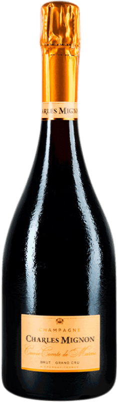 免费送货 | 白起泡酒 Charles Mignon Cuvée Comte de Marne Grand Cru 香槟 A.O.C. Champagne 香槟酒 法国 Pinot Black, Chardonnay 75 cl