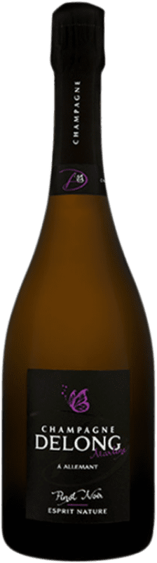 Envio grátis | Espumante Branco Delong Marlène Esprit Nature A.O.C. Champagne Champagne França Pinot Noir 75 cl