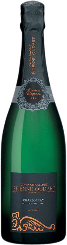 Бесплатная доставка | Белое игристое вино Étienne Oudart Brut — брют Millésimé A.O.C. Champagne шампанское Франция Chardonnay — Шардоне 75 cl