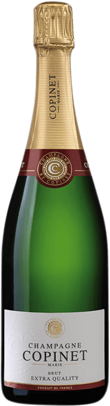 送料無料 | 白スパークリングワイン Marie Copinet Extra Quality Brut A.O.C. Champagne シャンパン フランス Pinot Black, Chardonnay, Pinot Meunier 75 cl