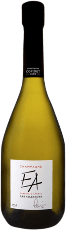 Free Shipping | White sparkling Marie Copinet EA Cuvée Les Charrons A.O.C. Champagne Champagne France Chardonnay Organic 75 cl