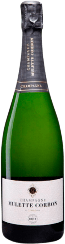 送料無料 | 白スパークリングワイン Mulette Corbon Classique Brut A.O.C. Champagne シャンパン フランス Chardonnay, Pinot Meunier 75 cl