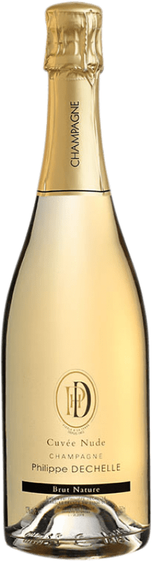 Free Shipping | White Sparkling Wine Philippe Dechelle Nude Brut Nature Cuvée A.O.C. Champagne Champagne France Pinot Noir, Chardonnay 75 cl