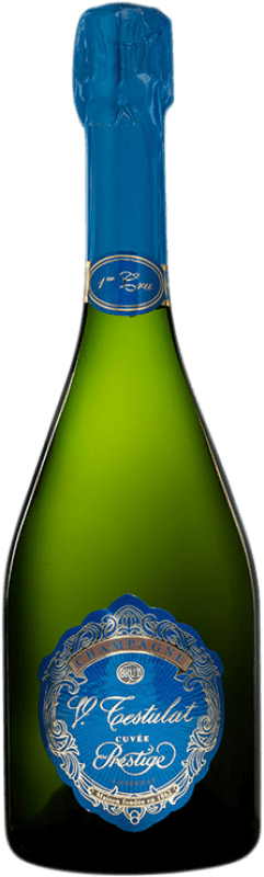 送料無料 | 白スパークリングワイン Vincent Testulat Cuvée Prestige Premier Cru Brut A.O.C. Champagne シャンパン フランス Pinot Black, Chardonnay 75 cl