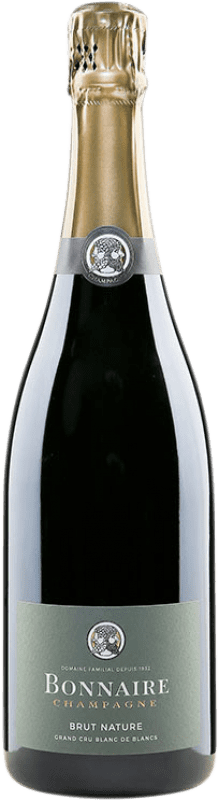 47,95 € | Weißer Sekt Bonnaire Brut Nature Grand Cru Grosse Lage, Blanc de Blancs A.O.C. Champagne Champagner Frankreich Chardonnay 75 cl