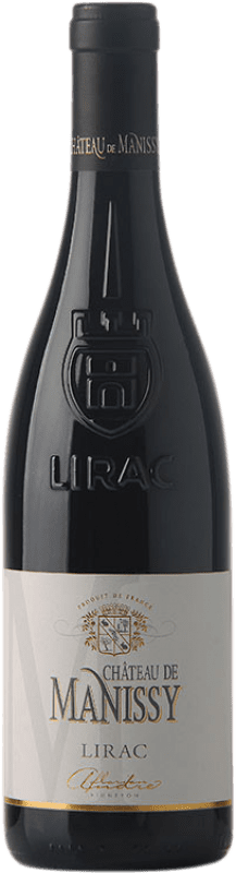 Free Shipping | Red wine Château de Manissy Trinité Rouge A.O.C. Lirac Languedoc-Roussillon France Syrah, Grenache Organic 75 cl