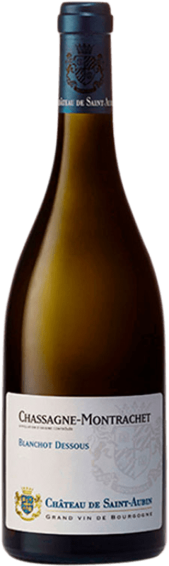 Free Shipping | White Wine Château de Saint-Aubin Blanchot Dessous Crianza — Aged A.O.C. Chassagne-Montrachet Burgundy France Chardonnay 75 cl