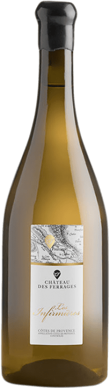56,95 € Envio grátis | Vinho branco Château des Ferrages Les Infirmières Crianza A.O.C. Côtes de Provence