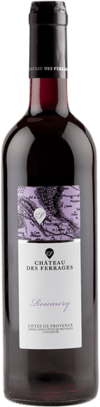 Free Shipping | Red wine Château des Ferrages Roumery Rouge A.O.C. Côtes de Provence Provence France Syrah, Grenache, Cinsault 75 cl