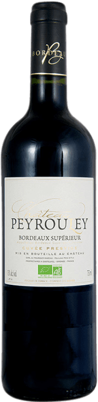 Spedizione Gratuita | Vino rosso Château Peyrouley Cuvée Prestige A.O.C. Bordeaux bordò Francia Merlot, Cabernet Sauvignon, Petit Verdot 75 cl