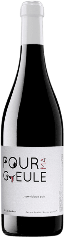 13,95 € | Красное вино Clos des Fous Pour Ma Gueule I.G. Valle del Itata Долина Итата Чили Tempranillo, Carignan, Cinsault 75 cl