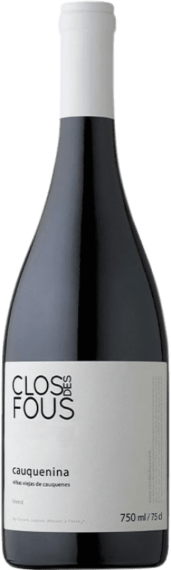 Free Shipping | Red Wine Clos des Fous Cauquenina Chile Tempranillo, Syrah — Shiraz, Cariñena — Carignan, Malbec, Carmenère 75 cl