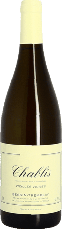 Envoi gratuit | Vin blanc Bessin-Tremblay Vieilles Vignes A.O.C. Chablis Bourgogne France Chardonnay 75 cl