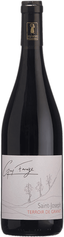 Free Shipping | Red wine Guy Farge Terroir de Granit A.O.C. Saint-Joseph France Syrah 75 cl