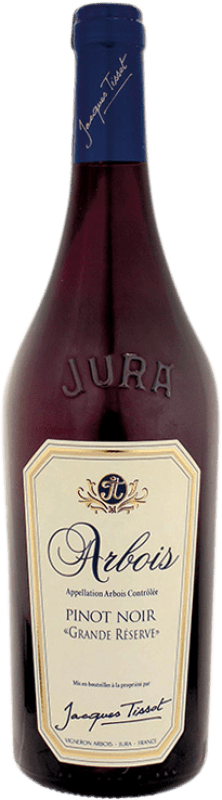 Бесплатная доставка | Красное вино Jacques Tissot Гранд Резерв A.O.C. Arbois Jura Франция Pinot Black 75 cl