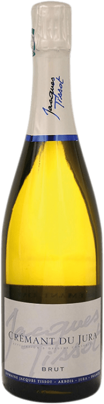 Free Shipping | White Sparkling Wine Jacques Tissot Brut A.O.C. Crémant du Jura Jura France Pinot Black, Chardonnay 75 cl