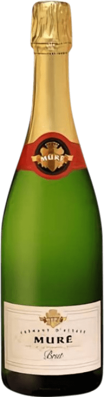 Бесплатная доставка | Белое игристое вино Domaine Muré Brut — брют A.O.C. Crémant d'Alsace Эльзас Франция Pinot Noir — Пино Нуар, Riesling — Рислинг, Pinot Gris — Пино Гри, Pinot Blanc — Пино Блан, Pinot Auxerrois — Пино Оксерруа 75 cl