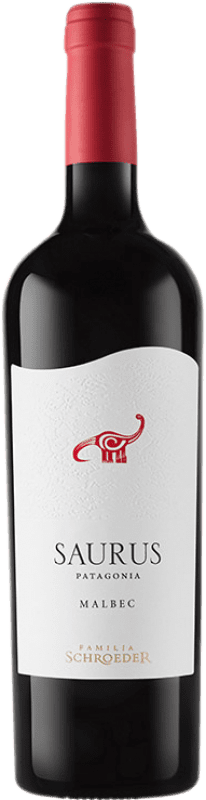 19,95 € | Красное вино Schroeder Saurus I.G. Patagonia Patagonia Аргентина Malbec 75 cl