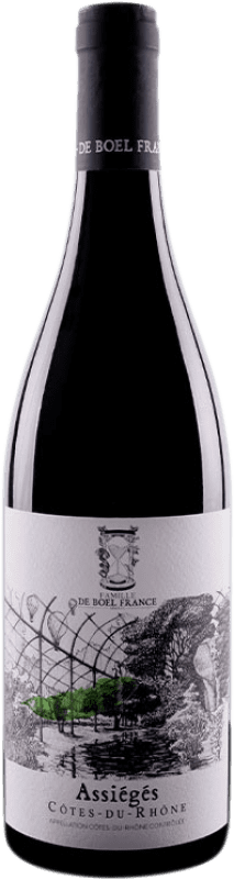 Бесплатная доставка | Красное вино Famille de Boel Assiégés A.O.C. Côtes du Rhône Рона Франция Syrah, Grenache, Carignan, Caladoc 75 cl