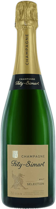 Free Shipping | White sparkling Féty-Simart Sélection Brut A.O.C. Champagne Champagne France Chardonnay, Pinot Meunier 75 cl