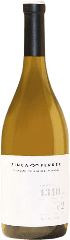 Free Shipping | White wine Finca Ferrer Colección 1310 Aged I.G. Valle de Uco Mendoza Argentina Chardonnay 75 cl