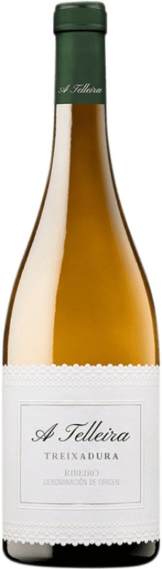 Envio grátis | Vinho branco Genus de Vinum A Telleira D.O. Ribeiro Galiza Espanha Treixadura 75 cl