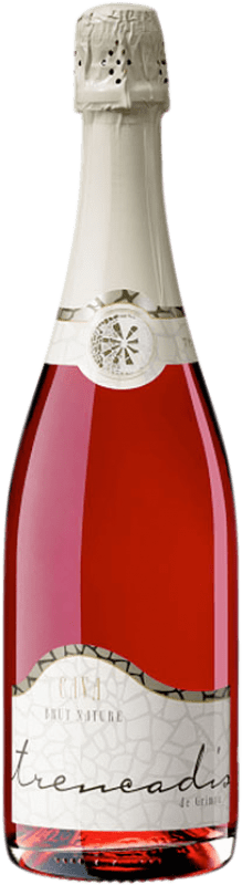 Envoi gratuit | Rosé mousseux Grimau Trencadis Rosat D.O. Cava Catalogne Espagne Grenache, Pinot Noir 75 cl