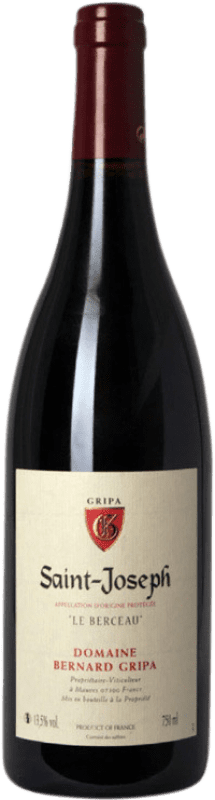 Бесплатная доставка | Красное вино Gripa Bernard Le Berceau A.O.C. Saint-Joseph Рона Франция Syrah 75 cl