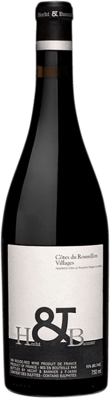 16,95 € | Red wine Hecht & Bannier A.O.C. Côtes du Roussillon Languedoc France Syrah, Grenache, Monastrell, Carignan, Grenache Hairy 75 cl