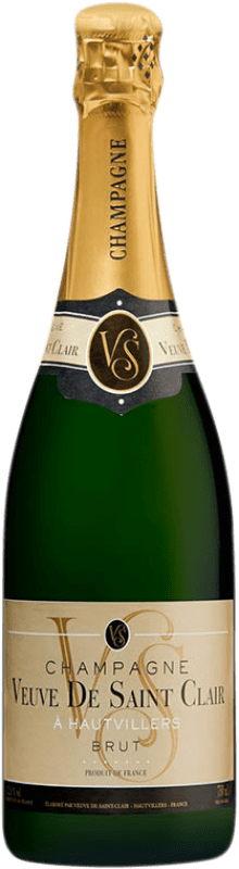 Free Shipping | White Sparkling Wine JM. Gobillard Veuve de Saint Clair A.O.C. Champagne Champagne France Pinot Noir, Chardonnay, Pinot Meunier 75 cl