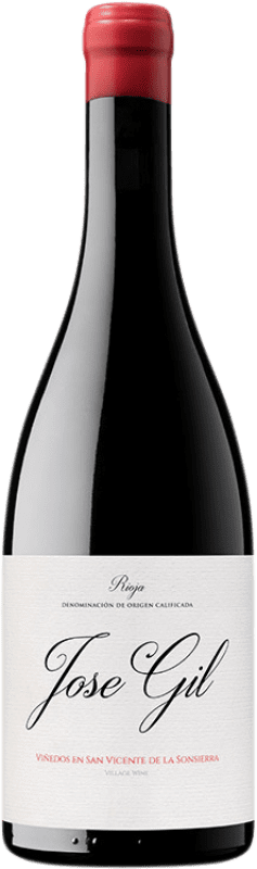 Envío gratis | Vino tinto José Gil Viñedos en San Vicente de la Sonsierra D.O.Ca. Rioja La Rioja España Tempranillo, Garnacha 75 cl