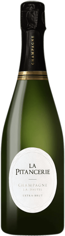 Envoi gratuit | Blanc mousseux J. A. Dautel La Pitancerie Cuvée Pulmenta Regularia Extra- Brut A.O.C. Champagne Champagne France Pinot Noir, Chardonnay 75 cl