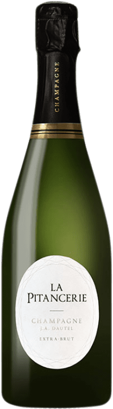 送料無料 | 白のスパークリングワイン J. A. Dautel La Pitancerie Pulmenta Regularia Extra Brut — エクストラ・ブリュット Cuvée A.O.C. Champagne シャンパン フランス Pinot Noir — ピノ・ノワール, Chardonnay — シャルドネ 75 cl