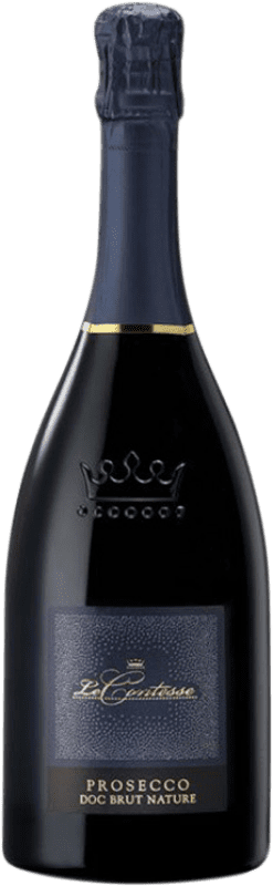 Envio grátis | Espumante branco Le Contesse Brut Nature D.O.C. Prosecco Treviso Itália Glera 75 cl