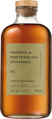 Envio grátis | Armagnac Marquis de Montesquiou VS Very Special — Muito Especial França Garrafa Medium 50 cl