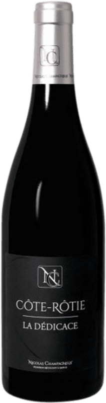 Бесплатная доставка | Красное вино Nicolas Champagneux La Dédicace A.O.C. Côte-Rôtie Франция Syrah — Сира 75 cl